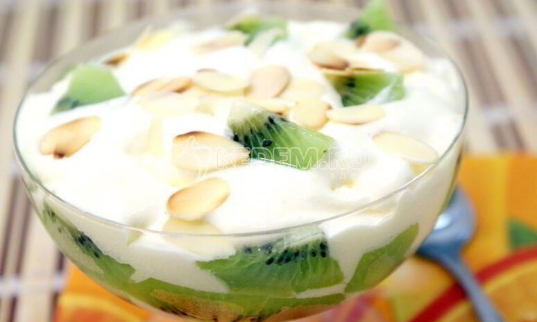 Рецепт десерт из мороженого киви