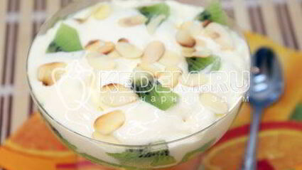 десерт из мороженого киви