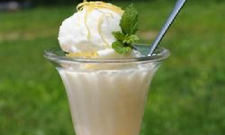Рецепт домашнее лимонное мороженое