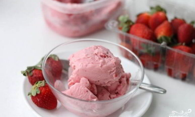 Рецепт домашнее мороженое из йогурта