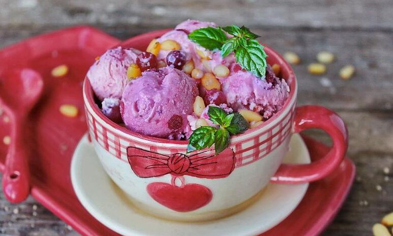 Рецепт домашнее мороженое из свеклы с клюквой, апельсином и кленовым сиропом