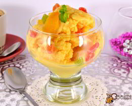 Домашнее персиковое мороженое