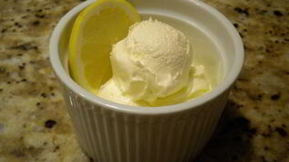 Лимонное мороженое