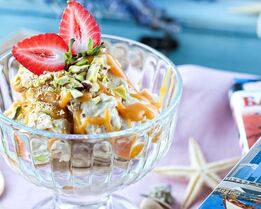 Мороженое из замороженного банана и арахисовой пасты