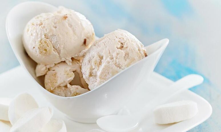 Рецепт мороженое на сгущенном молоке с маршмеллоу