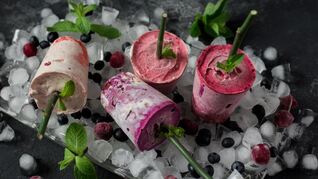 Мороженое Цветочные горшочки