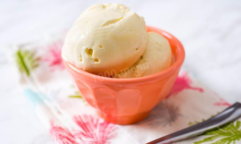 Рецепт мороженое в мороженице со сливками