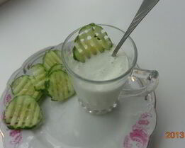 Огуречное мороженое