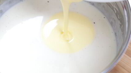 персиковое мороженое