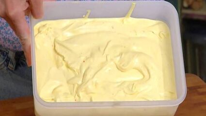 шафранное мороженое