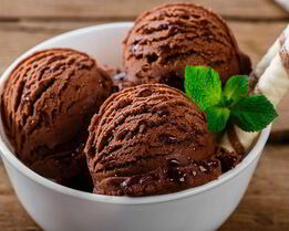 Шоколадное мороженое