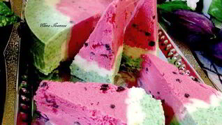 Торт-мороженое Арбуз