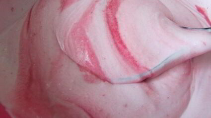 торт-мороженое арбуз