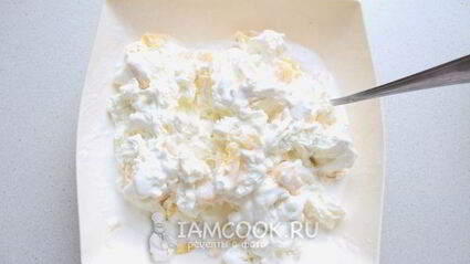 торт-мороженое с ананасом