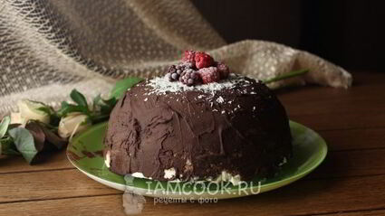 торт-мороженое с ананасом