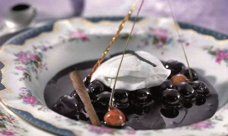 Рецепт вишневое мороженое с ликером амаретто