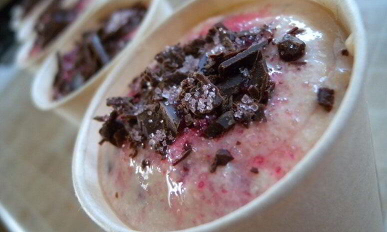 Рецепт вишневое мороженое с шоколадом