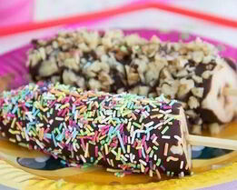 Эскимо из банана в шоколаде