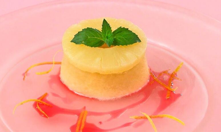 Рецепт ананасовый мусс