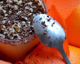 Апельсиново-творожный мусс