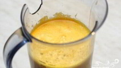 апельсиновое желе с шоколадным муссом