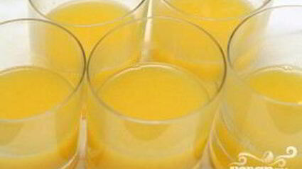 апельсиновое желе с шоколадным муссом