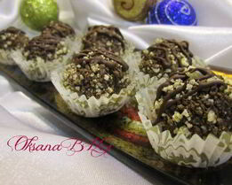 Конфеты с черничным муссом