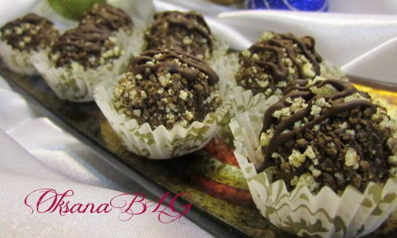 Рецепт конфеты с черничным муссом