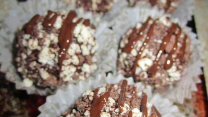 конфеты с черничным муссом