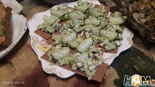 Криспы с муссом из молок