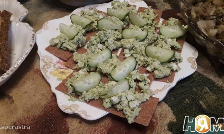 Рецепт криспы с муссом из молок