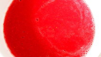 малиновый мусс из манки