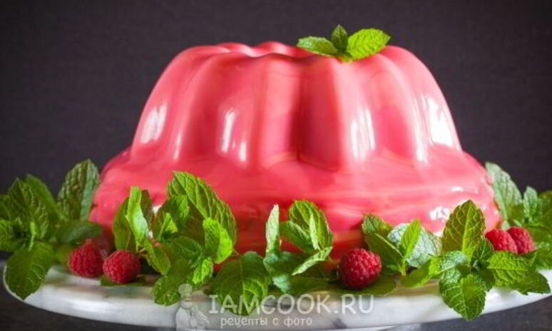 Рецепт малиновый муссовый торт