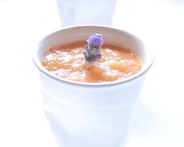 Манговый абрикосовый мусс с лавандой