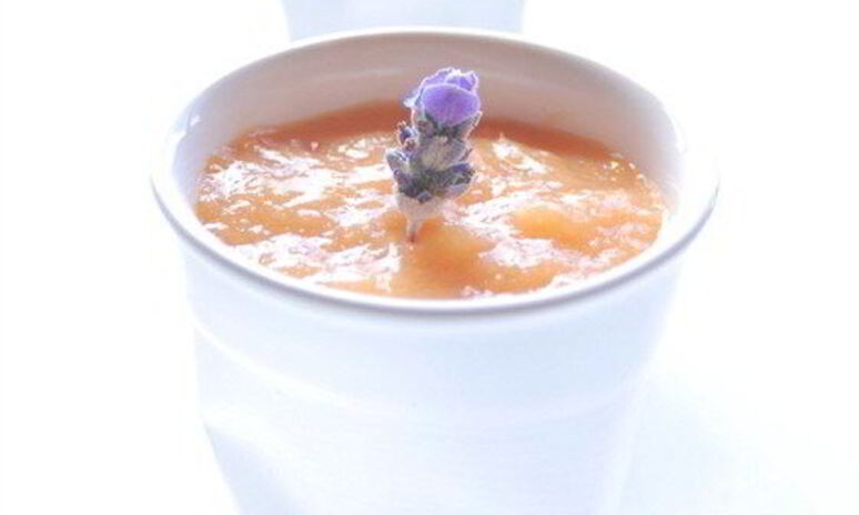 Рецепт манговый абрикосовый мусс с лавандой