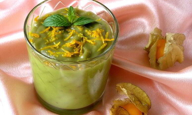 Рецепт мусс из авокадо с апельсином