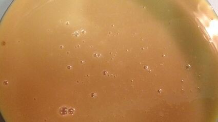 мусс из белого шоколада с персиками