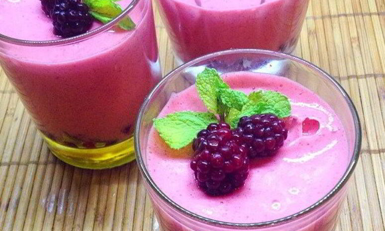 Рецепт мусс из брусники и ежевики