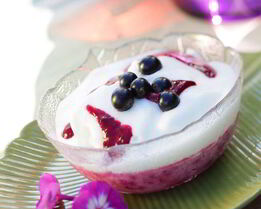 Мусс из черной смородины