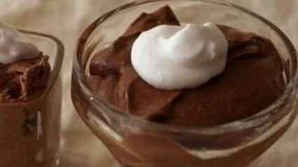 мусс из горького шоколада с коньяком