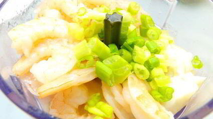 мусс из рыбы и креветок