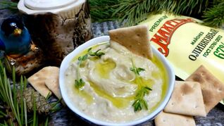 Мусс из запеченных баклажанов по-магрибски