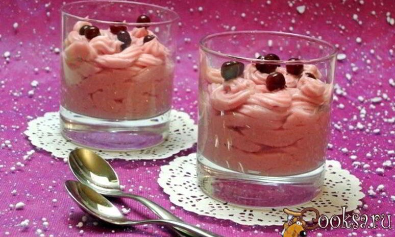 Рецепт мусс клюквенный