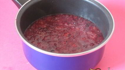 мусс клюквенный