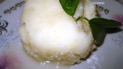 мусс лимонный