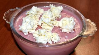 Мусс с клубникой