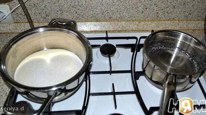 мусс с клубникой