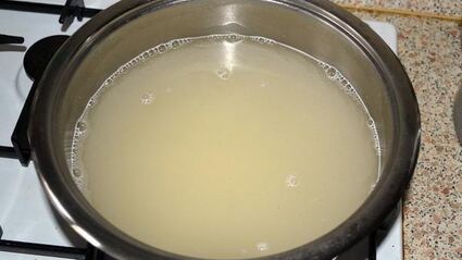 мусс с клубникой