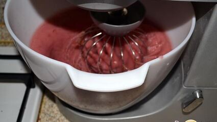 мусс с клубникой