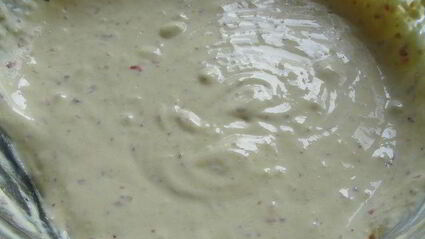 персиковый мусс с медом и миндалем